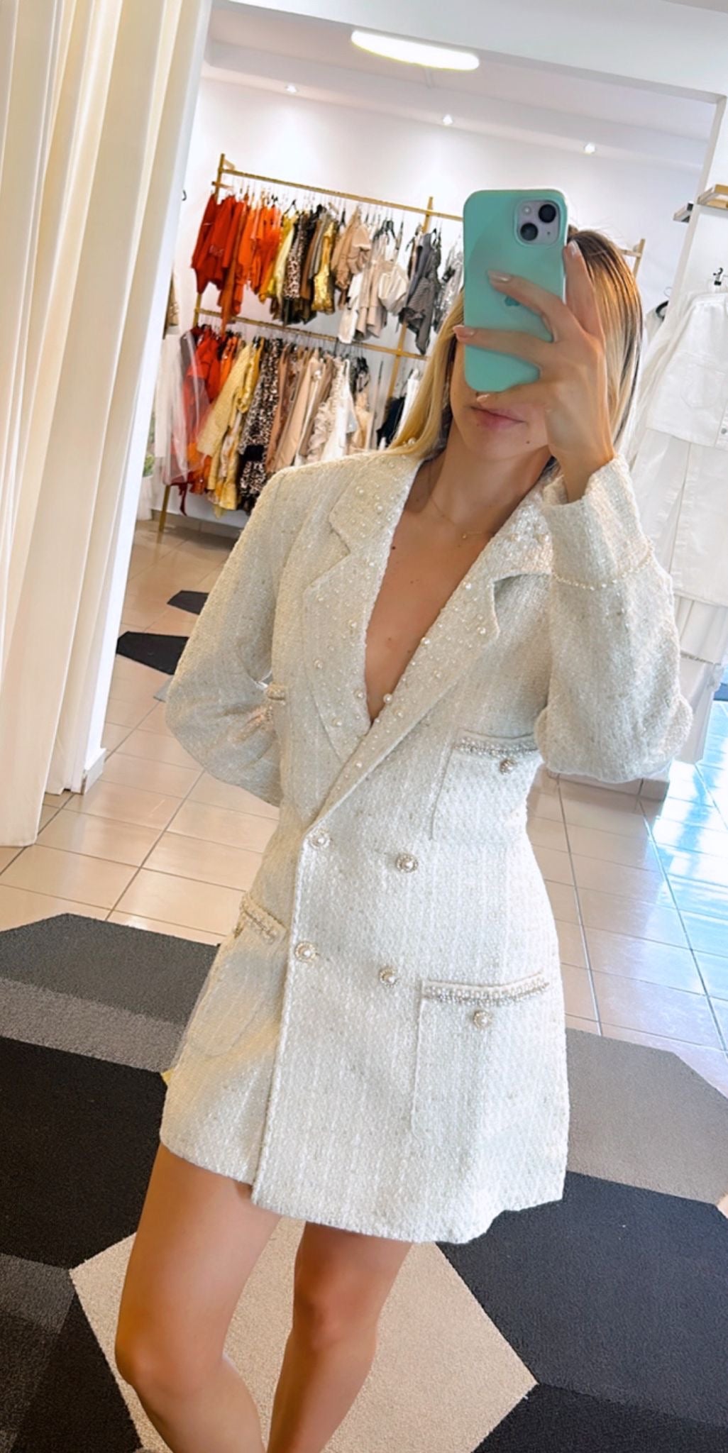 Cloe cream dress